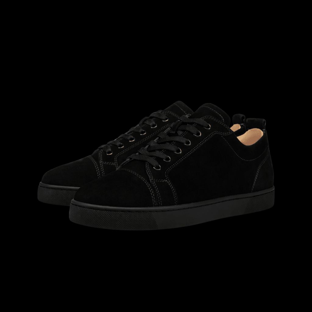 Black LBOTIN shoes from Theplugcrew featuring stylish design and comfortable fit, shown on a plain background.